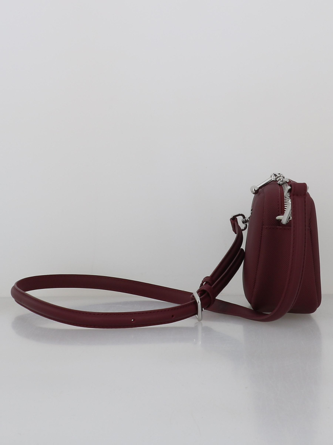 Sac bandoulière daily city bordeaux femme - Lacoste