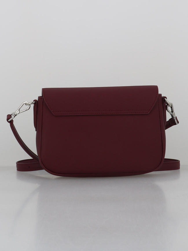 Sac bandoulière à rabats daily city violet femme - Lacoste