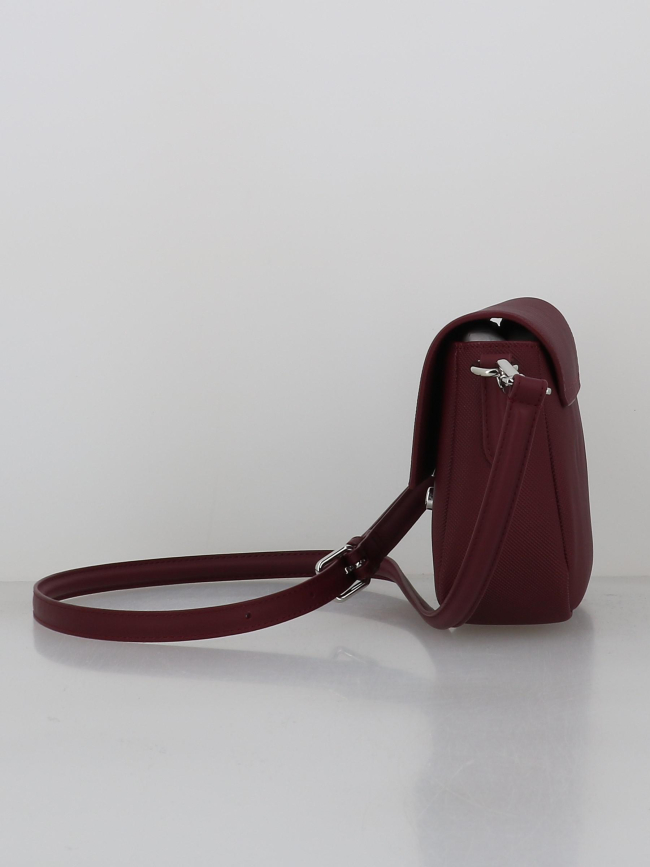 Sac bandoulière à rabats daily city violet femme - Lacoste