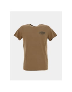 T-shirt classic logo marron homme - Petrol Industries