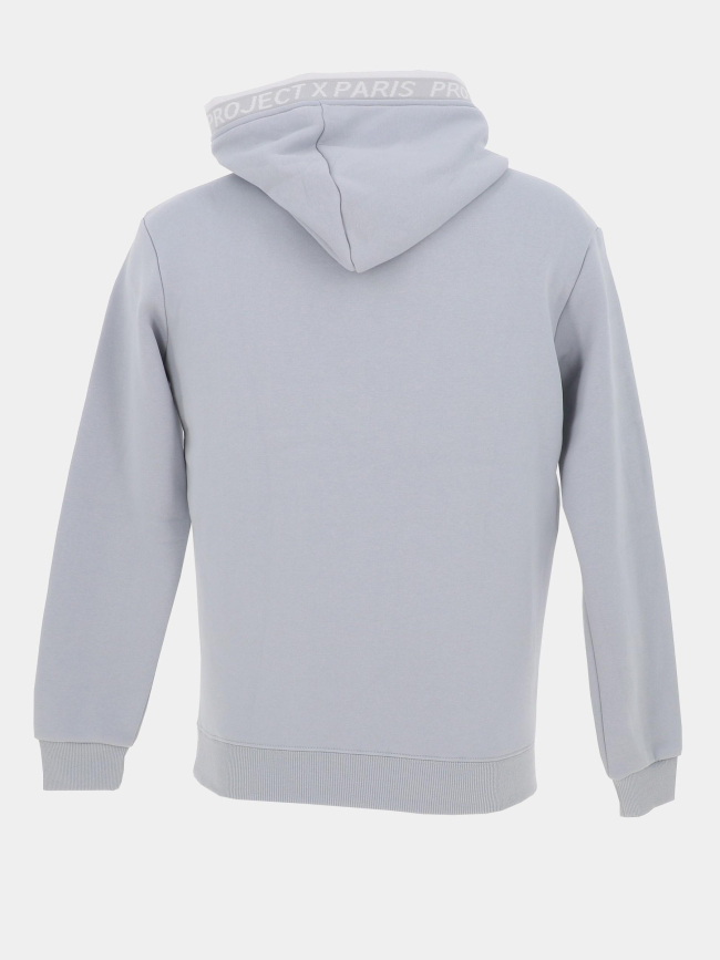 Sweat à capuche logo uni bleu clair enfant - Project X Paris