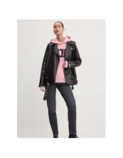 Jean slim izzie taille haute noir femme - Tommy Jeans