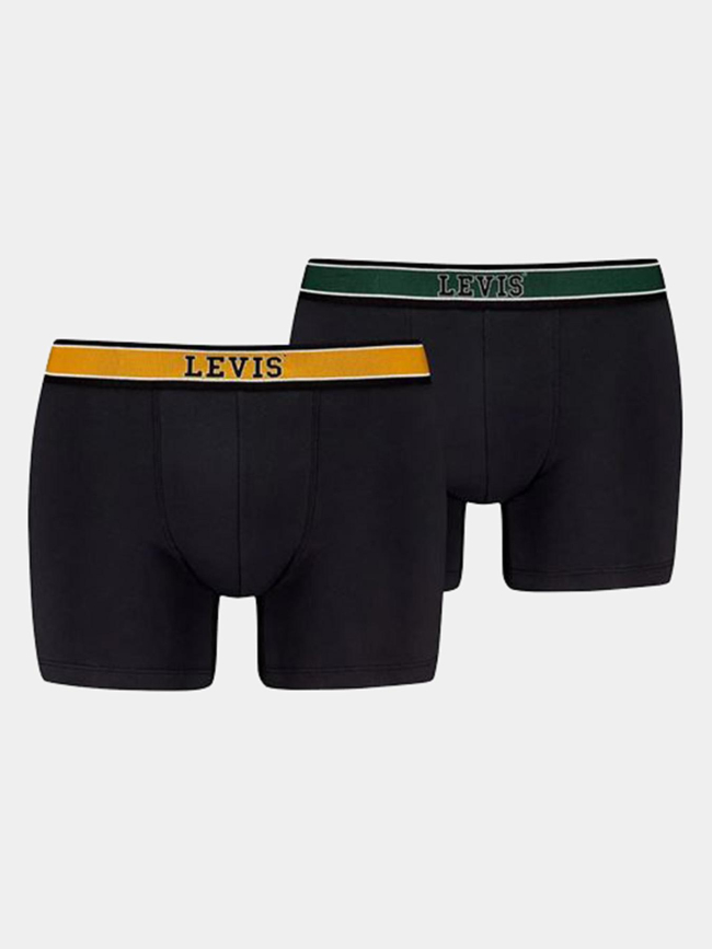 Pack 2 boxers colleagic logo noir homme - Levi's