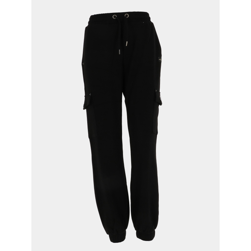 Pantalon camille poches relax fit noir femme - Happy & So