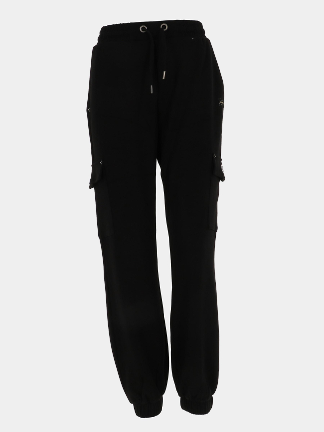 Pantalon camille poches relax fit noir femme - Happy & So