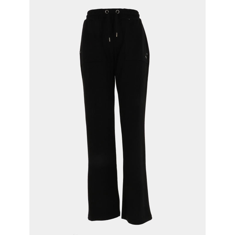 Pantalon droit à poche andy noir femme - Happy & So