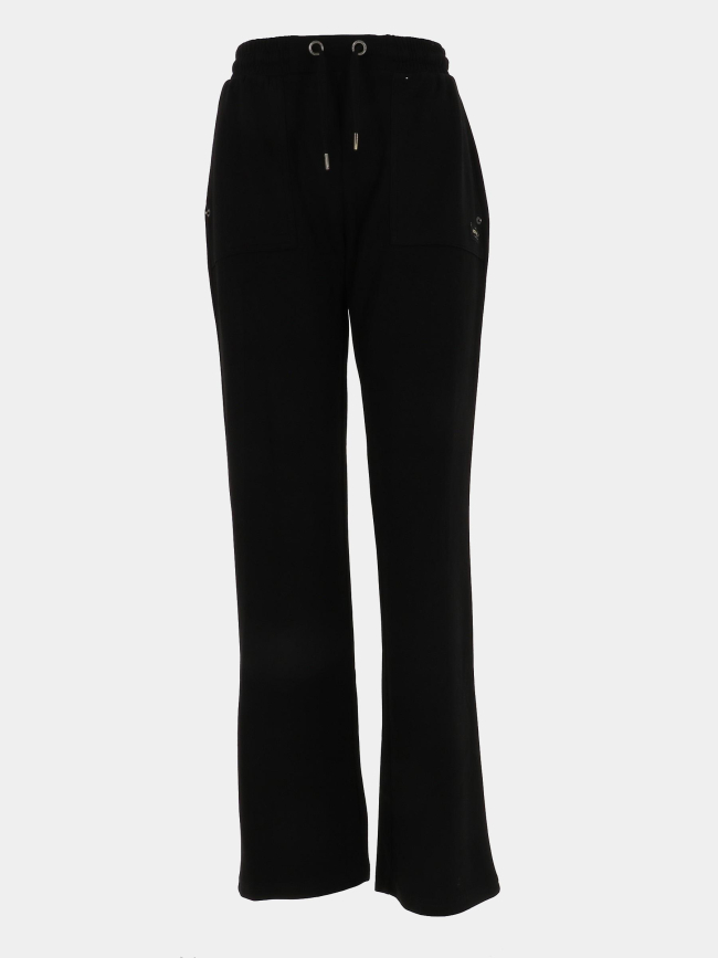 Pantalon droit à poche andy noir femme - Happy & So