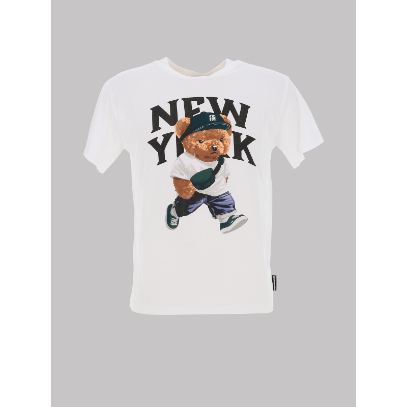 T- shirt bambo new york blanc enfant - Le Temps Des Cerises