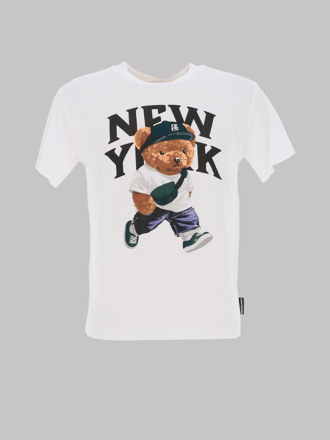 T- shirt bambo new york blanc enfant - Le Temps Des Cerises