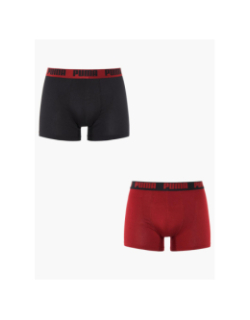 Pack 2 boxers everyday basic noir rouge homme - Puma