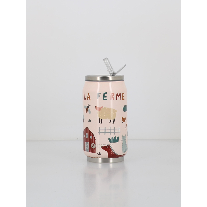 Canette isotherme farm 280ml beige - Les Artistes