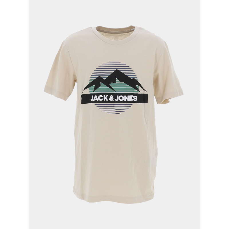 T-shirt jjpeak beige enfant - Jack & Jones