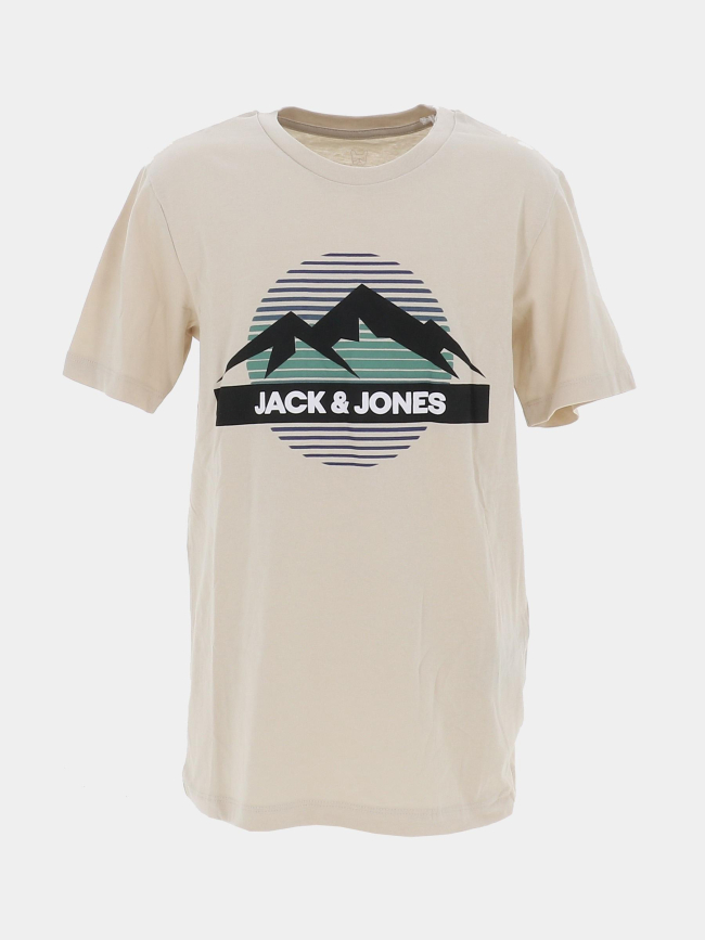 T-shirt jjpeak beige enfant - Jack & Jones