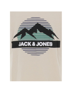 T-shirt jjpeak beige enfant - Jack & Jones