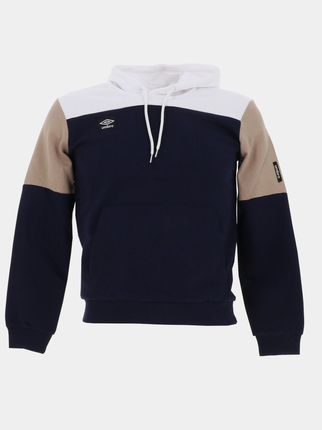 Sweat à capuche spa net bleu marine garçon - Umbro