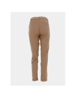 Pantalon loose tapered kaya beige femme - Vero Moda