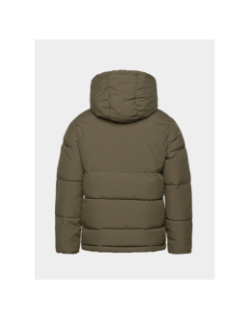 Doudoune world puffer kaki garçon - Jack & Jones