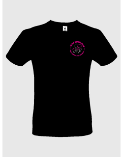 T-shirt Veyle boxing club sérigraphie coeur - Noir Rose Kick