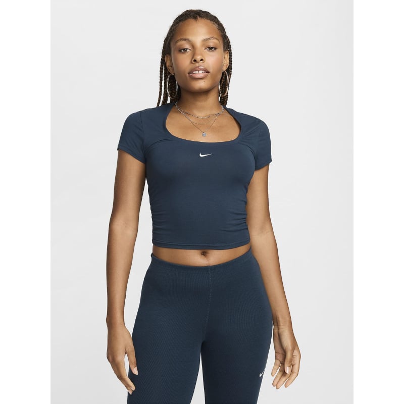 T-shirt à manches courtes sportswear chill bleu femme - Nike