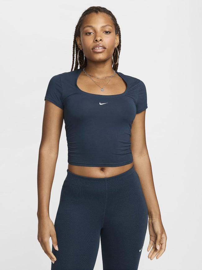 T-shirt à manches courtes sportswear chill bleu femme - Nike