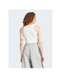 Débardeur crop blanc femme - Adidas