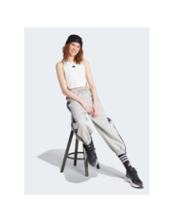 Débardeur crop blanc femme - Adidas