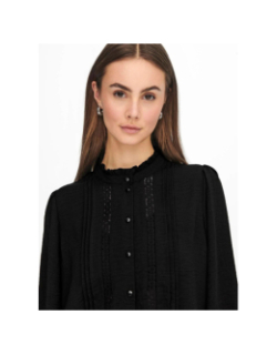 Chemise ellis à manche longue noir femme - Only