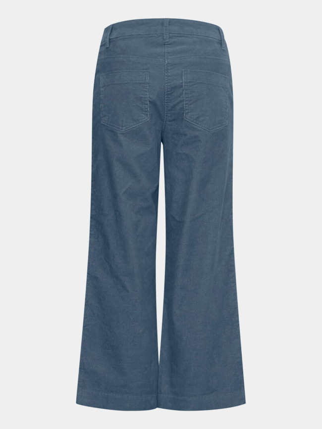 Pantalon velours ichordano bleu femme - Ichi