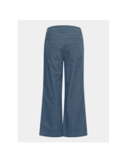 Pantalon velours ichordano bleu femme - Ichi