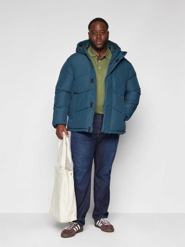 Doudoune matelassée world puffer bleu homme - Jack & Jones