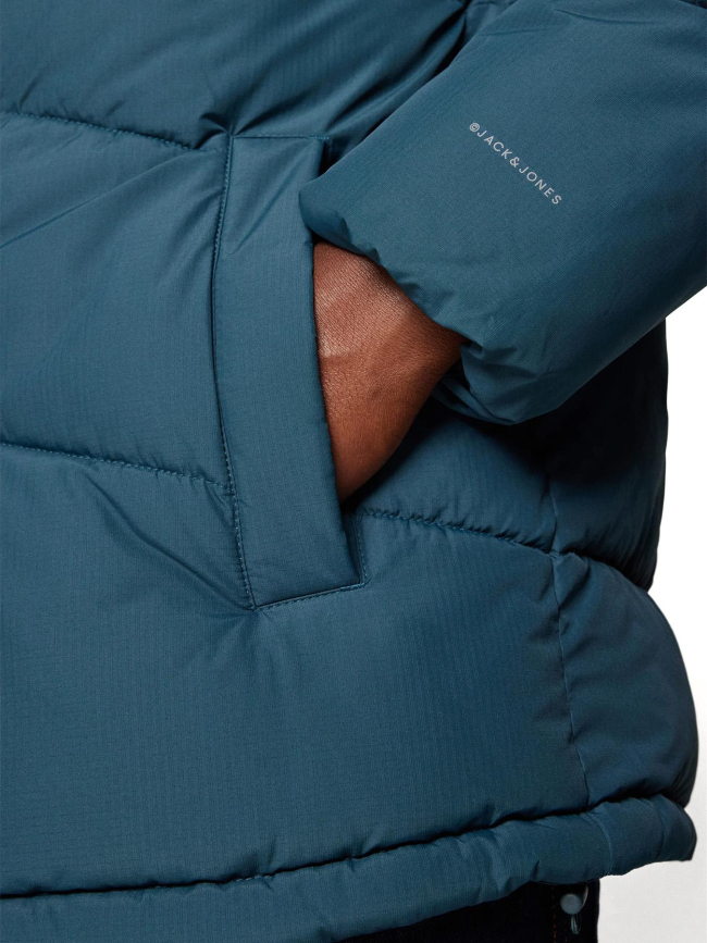 Doudoune matelassée world puffer bleu homme - Jack & Jones