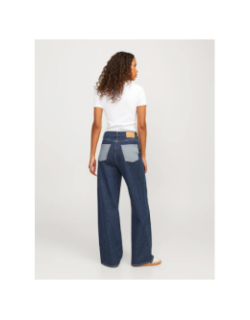 Pantalon large taille haute jxtokyo bleu femme - JJXX