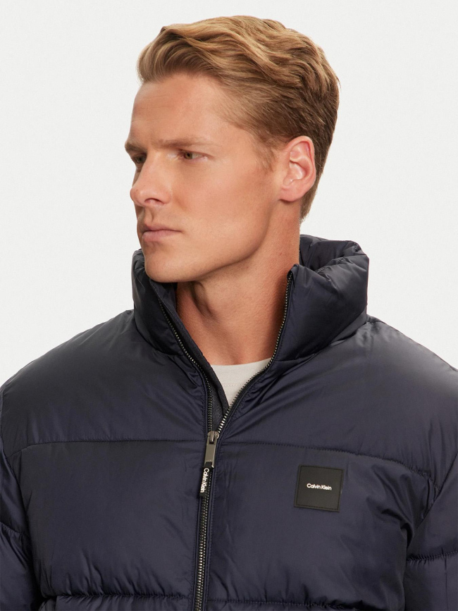 Doudoune quilt puffer bleu marine homme - Calvin Klein