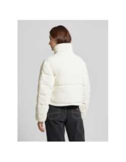 Veste doudoune en velours côtelé blanc femme - Calvin Klein