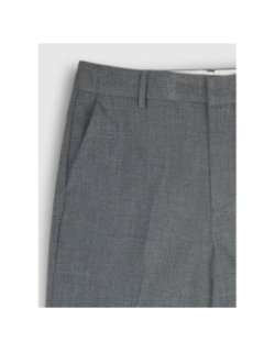 Pantalon de ville p-turner gris femme - Teddy Smith