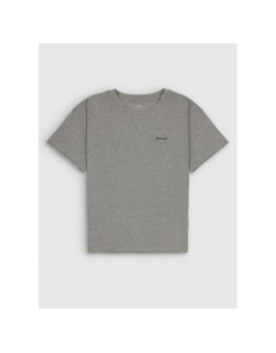 T-shirt en jersey avec fils métallisés gris femme - Teddy Smith