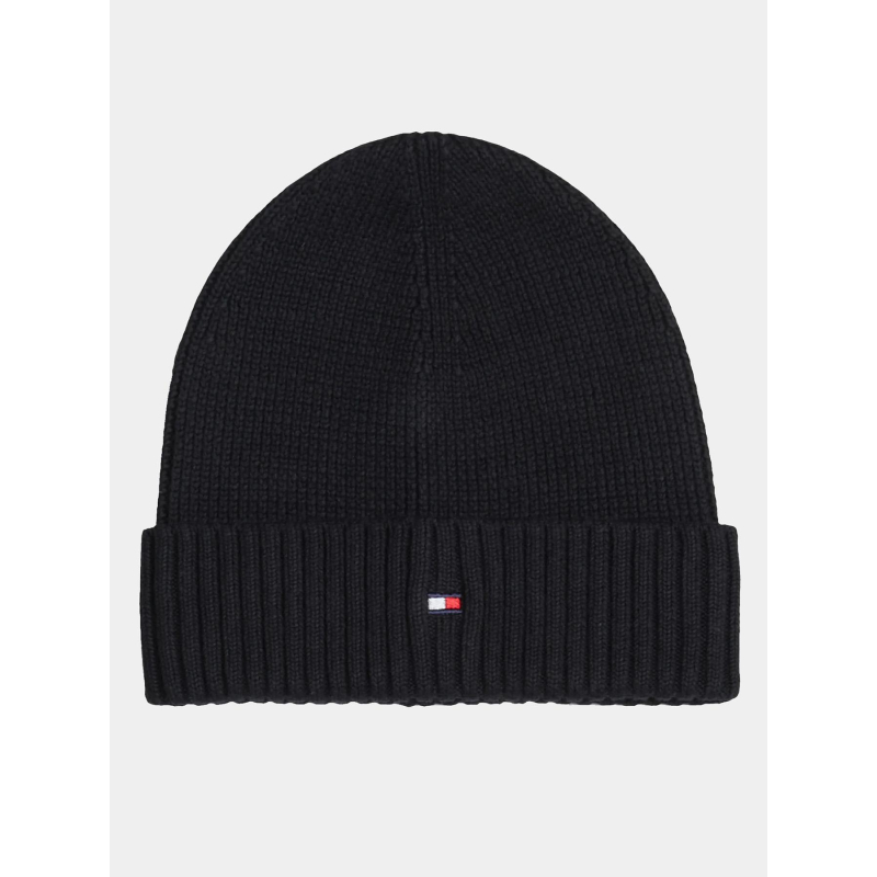 Bonnet essential à drapeaux brodé noir enfant - Tommy Hilfiger