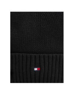 Bonnet essential à drapeaux brodé noir enfant - Tommy Hilfiger