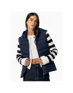 Doudoune sans manche eve 4 bleu marine femme - Tiffosi