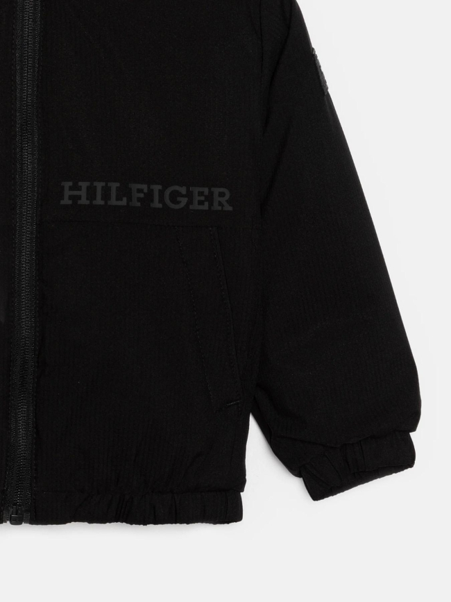 Veste matelassée légère en ripstop noir enfant - Tommy Hilfiger