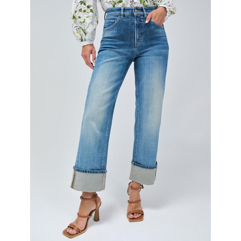 Jean push in droit faith bleu femme - Salsa