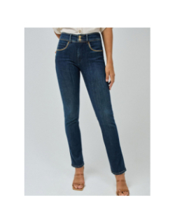 Jean secret push in slim bleu marine femme - Salsa