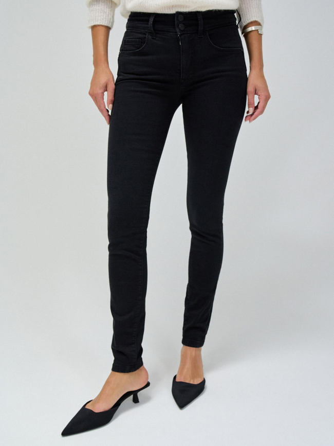 Jean secret skinny noir femme - Salsa