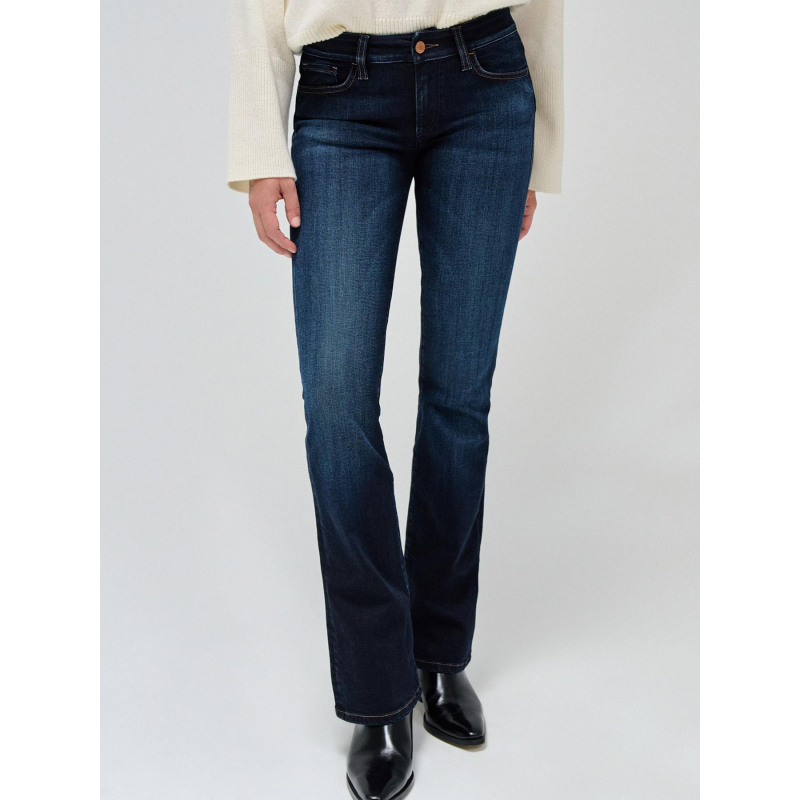 Jean wonder push up bootcut bleu marine femme - Salsa