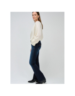 Jean wonder push up bootcut bleu marine femme - Salsa