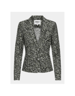 Veste blazer pop trash feuillage vert femme - Only