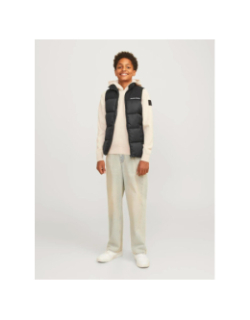 Doudoune sans manche moon noir garçon - Jack & Jones