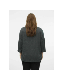 Pull fin manches 3/4 col en v brianna vert femme - Vero Moda