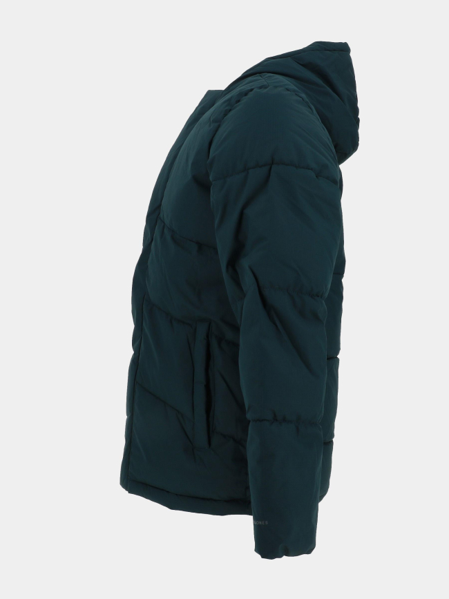 Doudoune world puffer bleu vert garçon - Jack & Jones