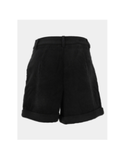 Short velours côtelé pam corduroy noir femme - Vero Moda